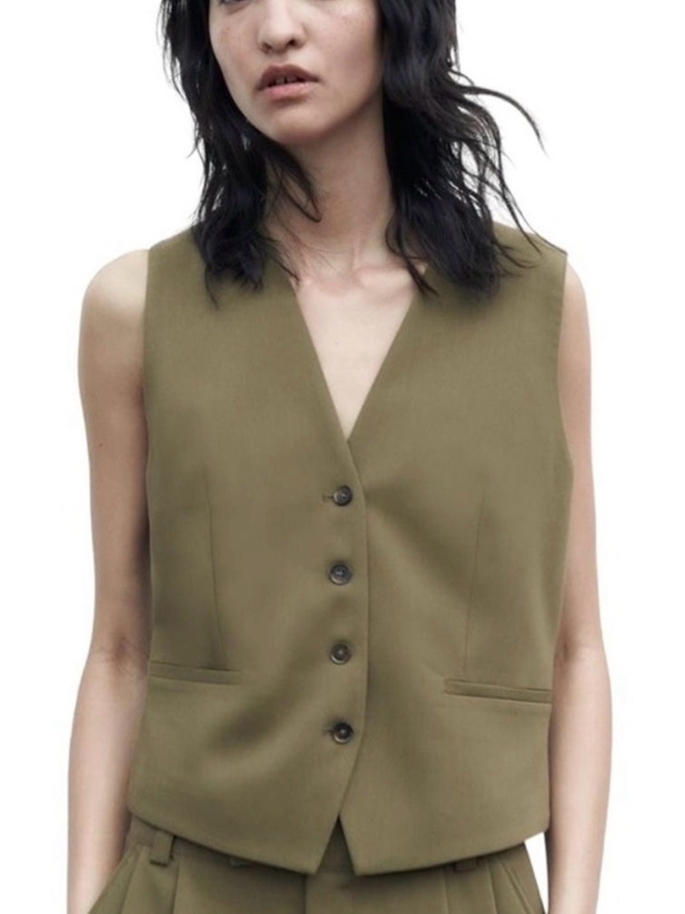 Zara Cropped Vest